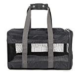 Sherpa Original Deluxe Travel Pet Carrier, Airline Approved – Charcoal Gray, Large