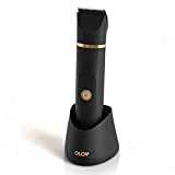 OLOV Electric Groin Hair Trimmer – Ball Trimmer for Men – Nose Hair Trimmer, Replaceable Ceramic Blade Heads, USB Recharge Dock & Nosetrimmer Head, Waterproof Male Hygiene Razor