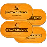 AllSett Health Reusable Hot and Cold Gel Ice Packs for Injuries | Cold Compress, Ice Pack, Gel Ice Packs, Cold Pack, Gel ice Pack, Cold Packs for Injuries, 10.5 in Long x 5 in Wide, | 4 Pack