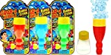 Grab a Bubble Storm Touchable Bubbles Blowing Toy (3 Pack) by JA-RU I Hundred of Touching Bubbles Soap Solution Toy Favors I Party Favor Pinata Filler in Bulk 1508-3A