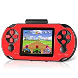 TaddToy 16 Bit Handheld Game Console for Kids Adults, 3.0” Large Screen Preloaded 230 HD Classic Retro Video Games with USB Rechargeable Battery & 3 Game Cartridges for Birthday Gift for Kids 4-12