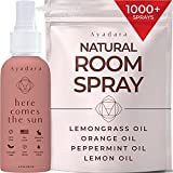 Ayadara Natural Room Spray | Refreshing Citrus Air Freshener for Home & Office | Witch Hazel, Lemongrass, & Peppermint Oil Room Deodorizer Spray | Nature-Based Home Odor Eliminator | 1000+ Spritzes