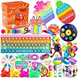 52 Pcs Fidget Toys Pack, Party Favors Kids Carnival Treasure Classroom Prizes P-inata Stuffer Gifts, Small Mini Bulk Sensory Figit Toys Set, Sensory Toys Autism Autistic Children ADHD Toys (7)