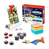 Osmo – Genius Starter Kit for iPad – 5 Educational Learning Games – Ages 6-10 – Math, Spelling, Creativity & More – STEM Toy Gifts for Kids, Boy & Girl – Ages 6 7 8 9 10 (Osmo iPad Base Included)