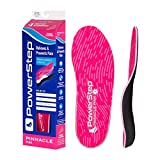 Powerstep womens Powerstep Pinnacle Pink Insole, Pink, Women s 8-8.5 Men 6-6.5 US