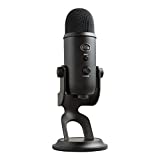 Logitech for Creators Blue Yeti USB Microphone for PC, Podcast, Gaming, Streaming, Studio, Computer Mic – Blackout