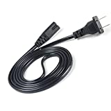 2Prong 18 AWG Power Cable Cord Compatible Sony Playstation 2 (PS2 ) 3 (PS3) 4 (PS4) Slim Edition Game Console – UL Listed AC Wall Power Cable Cord Plug