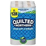 Quilted Northern Ultra Soft & Strong® Toilet Paper, 32 Mega Rolls = 128 Regular Rolls, 2-ply Bath Tissue