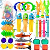 HBJCSG 28 PCS Pool Diving Toys for Children and Adults Underwater Summer Swimming Games Practice Diving Parent-Child Interaction, Children’s Games