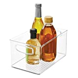 InterDesign Home Kitchen Organizer Bin for Pantry, Refrigerator, Freezer & Storage Cabinet, 10″ x 5″ x 6″, Clear