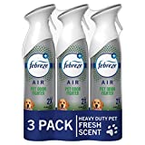 Febreze Air Freshener Spray, Heavy Duty Pet Odor Eliminator for Home, Odor Eliminator for Strong Odor, 8.8 Oz (Pack of 3)