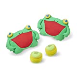 Melissa & Doug Sunny Patch Skippy Frog Toss and Grip Action Game – 2 Mitts, 2 Soft Balls