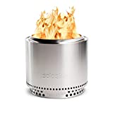 Solo Stove Bonfire with Stand Portable Fire Pit Stainless Steel Fire Pits Wood Burning and Low Smoke Camping Stove | 19.5×14 Inches Outdoor Fire Pits