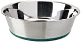 Van Ness Pets Large Stainless Steel Dog Bowl, 96 OZ