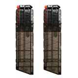 Little Valentine 2 Pack 15-Dart Quick Reload Clip for Nerf Ultra Series，Compatible Only with Nerf Ultra Darts (Black)