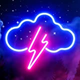 Koicaxy Neon Sign, Cloud Led Neon Light Wall Light Wall Decor, Battery or USB Powered Light Up Acrylic Neon Sign for Bedroom, Kids Room, Living Room, Bar, Party, Christmas, Wedding