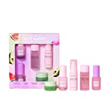 Glow Recipe Fruit Babies Skincare Kit – Gift Set with Retinol Eye Mask, Oil Free Face Moisturizer, BHA PHA Facial Toner, Hyaluronic Acid Serum & Niaciniamide Dew Drops Serum