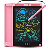 8.5 Inch LCD Writing Tablet for Kids Toys for 2 3 4 5 6 Year Old Girls and Boys Toddler Doodle Board Erasable Drawing Tablet Educational Birthday Gift for 2 3 4 5 6 Year Old Girls and Boys (Pink)