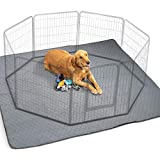 The Ultimate Easy to Clean XXL Puppy Whelping Pad 72″x72″ – Our Washable Super Absorption Pee Pad is Perfect for Your Whelping Box Or Exercise Playpen- The Durable Non Slip Floor Mat for Dogs