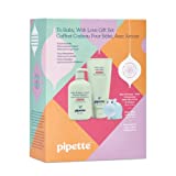 to Baby, with Love Gift Set – Calming Bathtime Duo, Wash Tear-Free and Moisturize Set with Renewable Plant-Derived Squalane, Rose + Geranium Aroma, 3-Piece Set