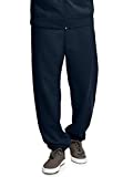 Fruit of the Loom mens Eversoft Fleece & Joggers (Regular Big Man) Sweatpants, Elastic Bottom – Navy, Large US