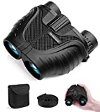 Binoculars 15×25 for Adults and Kids, High Power Easy Focus Binoculars with Low Light Vision, Compact Binoculars for Bird Watching and Travel