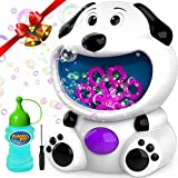 Kid Odyssey Bubble Machine, Dog Bubble Blower with 4 fl oz Bubble Solution Refill, Non-Toxic Bubbles for Kids, Automatic Bubble Machine for Parties, Bubble Toys for Indoor Outdoor