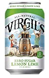 Virgil’s, Zero Sugar Lemon Lime, Great Tasting Zero Calorie Keto Friendly Soda (24- 12oz cans)