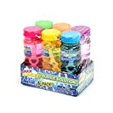 6 Pack Bubble Solution – 4oz Bubble Blower Bottles with 6-Hole Wand | Bottle of Bubble Solution for Kids | Birthday Party Favor Toy – Maxx Bubbles