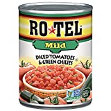 ROTEL Mild Diced Tomatoes and Green Chilies, 10 Ounce(Pack of 12)