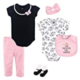 Hudson Baby Unisex Baby Cotton Layette Set Princess, 3-6 Months