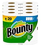 Bounty Select-A-Size Paper Towels, White, 8 Double Plus Rolls = 20 Regular Rolls