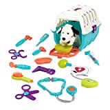 Battat – Dalmatian Vet Kit – Interactive Vet Clinic and Cage Pretend Play for Kids (15 pieces) , Blue