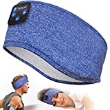 Sleep Headphones, Perytong Bluetooth Sports Headband Headphones with Ultra-Thin HD Stereo Speakers Perfect for Sleeping,Workout,Jogging,Yoga,Insomnia, Air Travel, Meditation