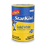 StarKist Solid White Albacore Tuna in Water 5 oz can (Pack of 4)
