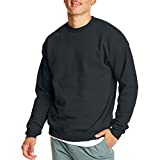 Hanes Men’s EcoSmart Sweatshirt, Black, XL