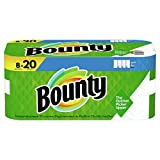 Bounty Select-A-Size Paper Towels, 8 Double Plus Rolls White, 123 Sheets Per Roll