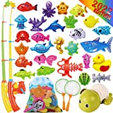 Cheffun Fishing Water Pool Toys for Kids – Magnetic Fishing Game, Fishing Game, Pretend Play, Learning Resources, Kiddie Party Toy, Sea Animal Toys, Toddler Bath Toys, Bath Toys for Toddlers 1-3, 4-6