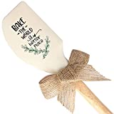 THREE HUMAN Bake The World A Better Place Funny Silicone Spatula, Funny Baking Tool, Modern Farmhouse Kitchen Decor, Gift for Chef, Lovers, Mom