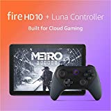 Amazon Fire HD 10 tablet Gaming Bundle including Fire HD 10 tablet, (Black, 32 GB), 10.1″, 1080p Full HD, and Luna Controller