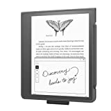 Kindle Scribe Leather Folio Cover (only fits Kindle Scribe) – Black