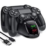 PS4 Controller Charging Station Dock for Playstation 4 Controller, PS4 Controller Charger for DualShock 4 Remote, Playstation 4 Charger Station for Sony Playstation 4/PS4/PS4 Slim/PS4 Pro Controller…