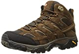 Merrell Men’s Moab 2 MID Waterproof Hiking Boot, Earth, 9