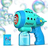 Ftocase Bubble Gun, Bubble Machine with Rich Bubbles, Bubble Guns for Kids with 360-Degree Leak-Proof Design, Ergonomic Grip, Automatic Bubble Gun for Toddlers, Party Favors, Birthday Gift, Easter
