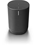 Sonos Move – Battery-powered Smart Speaker, Wi-Fi and Bluetooth with Alexa built-in – Black​​​​​​​