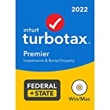TurboTax Premier 2022 Tax Software, Federal and State Tax Return, [Amazon Exclusive] [PC/MAC Disc]
