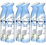 Cotton Fresh Air Freshener Air Effects Odor-Eliminating Spray 300ml /10.1oz PACK OF 6 – WITH FREE ALPREE MICROFIBER CLOTH