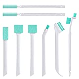 Small Cleaning Brushes for Household, 8Pcs Crevice Cleaning Tool Set for Window Groove Track Humidifier Keyboard Bottle Door Car Vent, Tiny Detail Cleaner Scrub Brush for Gaps Corner Tight Space