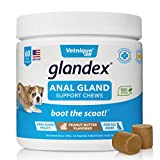 Glandex Anal Gland Soft Chew Treats with Pumpkin for Dogs Chews with Digestive Enzymes, Probiotics Fiber Supplement for Dogs – Vet Recommended – Boot The Scoot – by Vetnique Labs (Peanut Butter, 60ct)