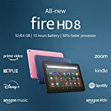 All-new Fire HD 8 tablet, 8” HD Display, 32 GB, 30% faster processor, designed for portable entertainment, (2022 release), Black